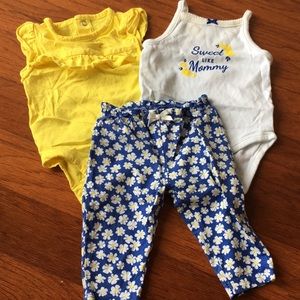 3 for 15! Carters 3M EUC 3 pc set